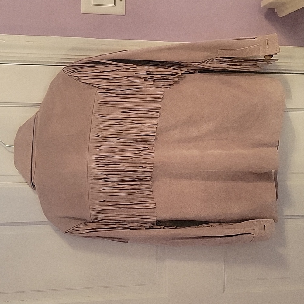 *NEW WITH TAGS* Blank NYC Suede Fringe Jacket - Picture 3 of 8